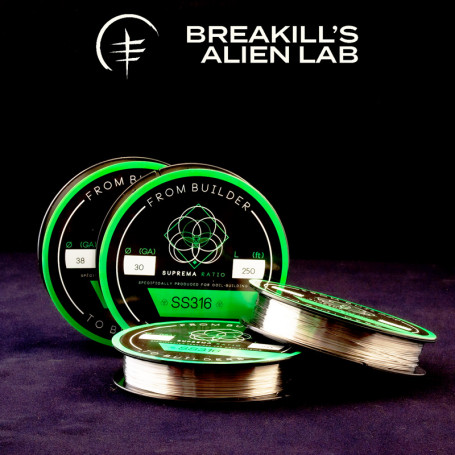 Filo resistivo SS316 28 AWG 0,32mm Breakill’s Alien Lab 10 metri Clean Wire