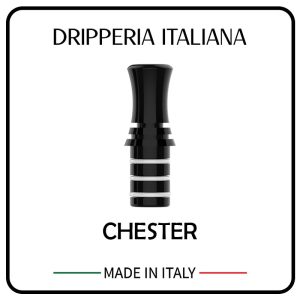 Chester Drip Tip - Dripperia Italiana - Black Derlin