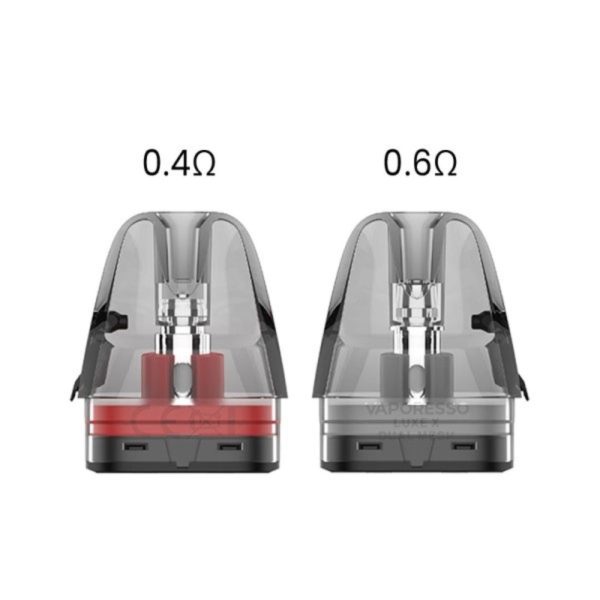 Pod Vaporesso LUXE X Dual Mesh 5ml 2 pezzi 0.4 ohm 0.6 ohm