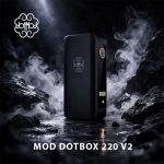 Dotmod dotBox V2 220W box mod dual 18650 battery box display 1.08